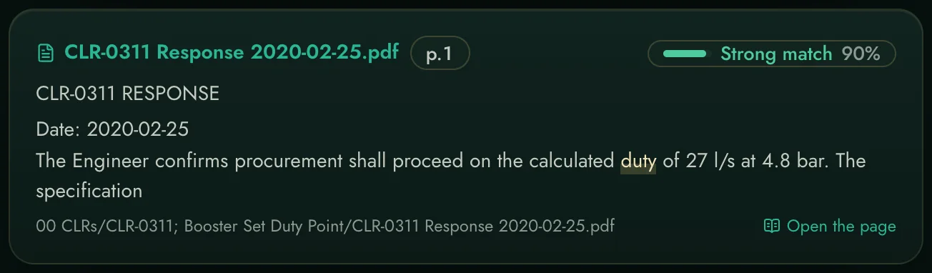 Answers you can defend