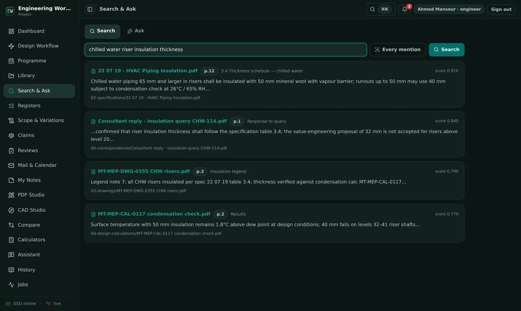 Search & Ask